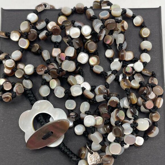 Sajen Mother of Pearl & 925 Necklace - Picture 5 of 5